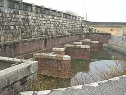 Tatsuta polder sluice gates