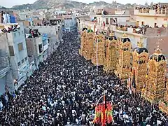 Shias mourning in Chiniot