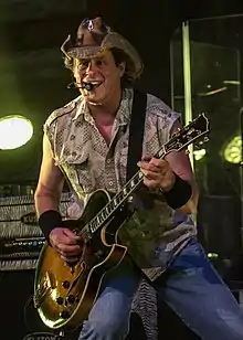 Nugent performing in 2017
