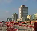 Sheraton Tel Aviv Hotel seen from the beach