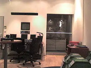 A Shadow Telecine in a color correction suite