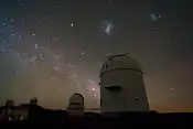 Telescope Domes clustered at La Silla