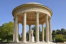The Temple of Love in the gardens of the Petit Trianon at the Gardens of Versailles in Versailles (France)