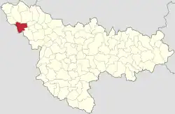 Location in Timiș County