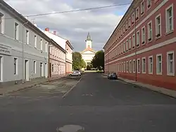 View to the Church of the Resurrection of Christ from Havlíčkova Street