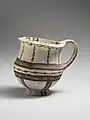 A white slipware tankard from Cyprus, circa 1600–1150 B.C