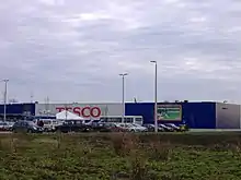 Image 12A Hungarian Tesco hypermarket in Makó  (from List of hypermarkets)