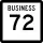 Business&nbsp;State Highway 72 marker