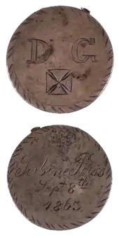 Davis Guards Medal, 1864