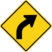 Curve to right