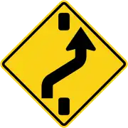 Shift to right carriageway
