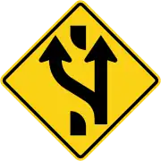 Added lane ahead
