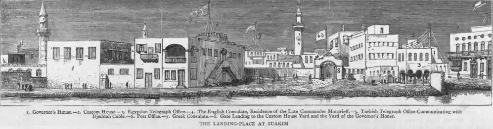 The Landing Place at Suakin, 1871