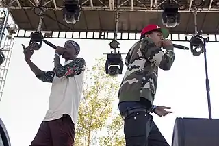 Issa Gold and AK performing in August 2013