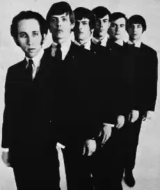 The original line-up of the Association in 1966. The band in 1966. From left; Jules Alexander, Russ Giguere, Jim Yester, Ted Bluechel Jr, Brian Cole, Terry Kirkman.