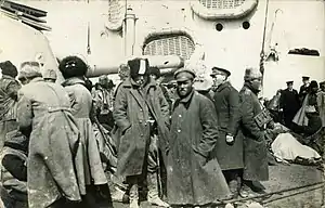 The Evacuation of Wrangel's White Army from Crimea in November 1920