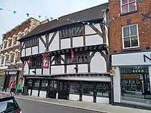 a timber framed pub