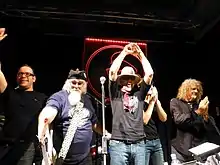 The Magic Band at a reunion show in Manchester, 2014