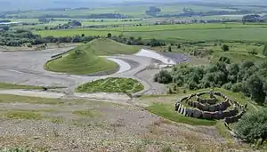 Stone rows on the North-South Line at the Crawick Multiverse.