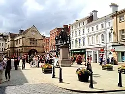 Shrewsbury, the county town of Shropshire