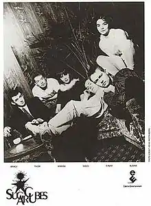 The Sugarcubes in a promotional band photo