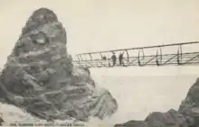 The original Tubular Bridge at The Gobbins
