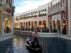 Gondola ride in the Venetian