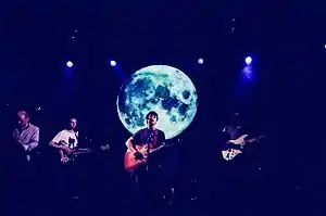 The Watanabes performing live in Tokyo, 2011.