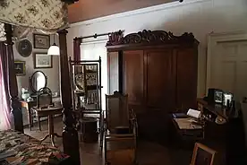 The main bedroom of the mission house at The Elms - Formerly the Te Papa Mission Station