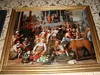 The ministry of John the Baptist (1606) by Gerrit Pietersz