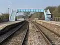 The platforms, viewed from the barrow crossing.
