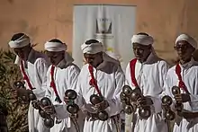 Image 3A group performing Gnawa in Zagora, South Eastern Morocco near the Algerian border (from Culture of Morocco)