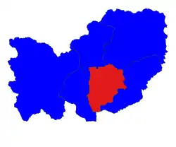 Location in Pyay district