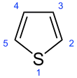 Skeletal formula showing numbering convention