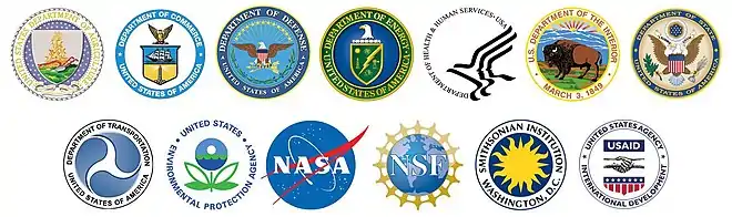 symbols of the 13 federal agencies