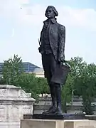 Statue of Thomas Jefferson, on the Quai Anatole France, Paris