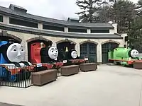 The Tidmouth Sheds attraction at Thomas Land.