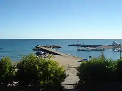 Thornbury harbour from the Royal Harbour Resort