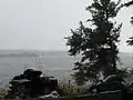 Severe summer storm crashing over Kawnipi Lake
