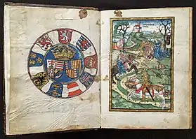 Chronica Hungarorum, Hungarian, Thuróczy, medieval, chronicle, book, illumination, illustration, history
