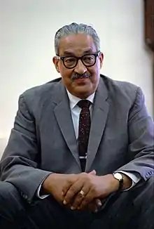 Thurgood Marshall, first Black Supreme Court justice (Lincoln, Howard)