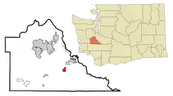 Location of Rainier, Washington