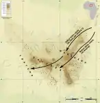 Map showing the migration of other clans to the Tibesti from Kufra, Cyrenaica and Jalu