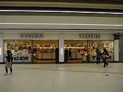 Tiger in Kings Mall shopping arcade