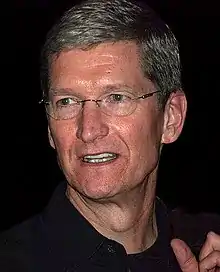 Tim Cook  Listed five times: 2022, 2021, 2016, 2015, and 2012  (Finalist in 2023, 2020, 2019, 2018, 2017, and 2014)