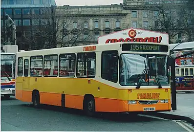 Facelift Alexander Dash bodied Volvo B6 with Timeline Travel in Manchester