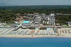 View of Tirrenia beach