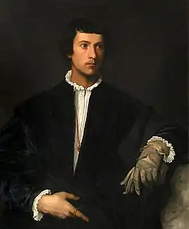 Man with a glove, c.&nbsp;1520, Louvre Museum, Paris