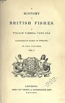 The title page of a book