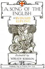 Kipling's A song of the English (poem), illustrated by William Heath Robinson, 1909